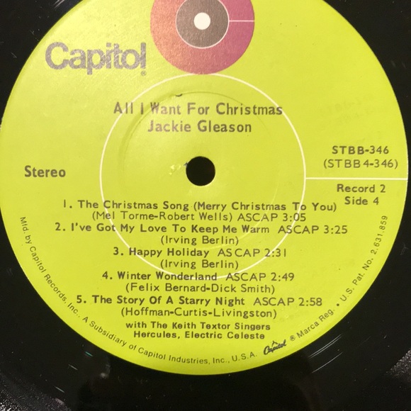 Vintage Holiday Music double album Jackie Gleason - All I Want for Christmas - Picture 7 of 7